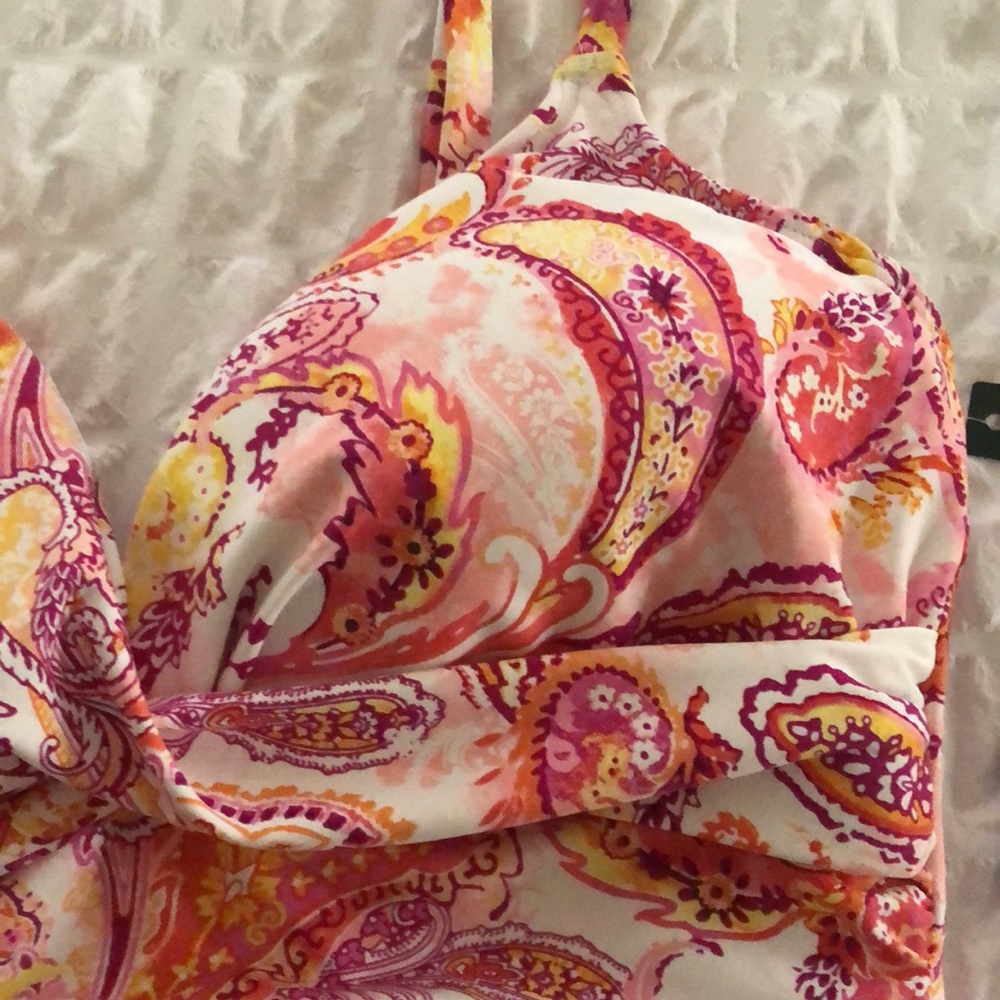 Ralph Lauren Fiesta Paisley underwire Tankini - Picture 6 of 8